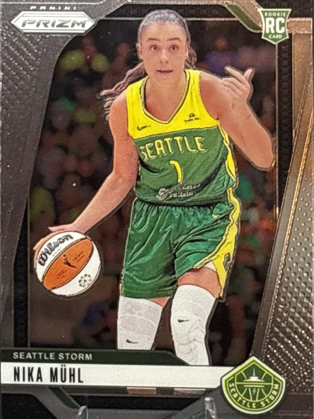 Panini Prizm Nika Mühl Seattle Storm Rookie Basketball Card